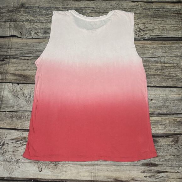 Positive Vibes Positive Mind Lotus Sleeveless Pink Yoga Shirt Womens Small - Picture 6 of 6